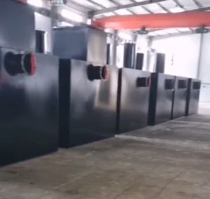 10臺生活污水處理設備制作完畢